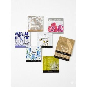 Fragonard Fragrance Skincare Sample Lot 8pc Assorted 2ml Perfume Sachets France